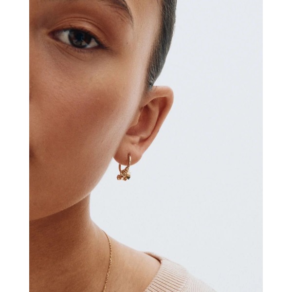 DICE HOOPS GOLD