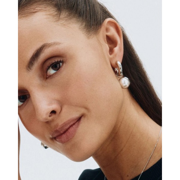 GABRIELLE HOOPS L STEEL