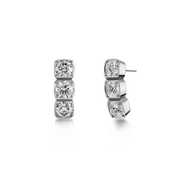 GEMMA STUDS TRIPLE STEEL