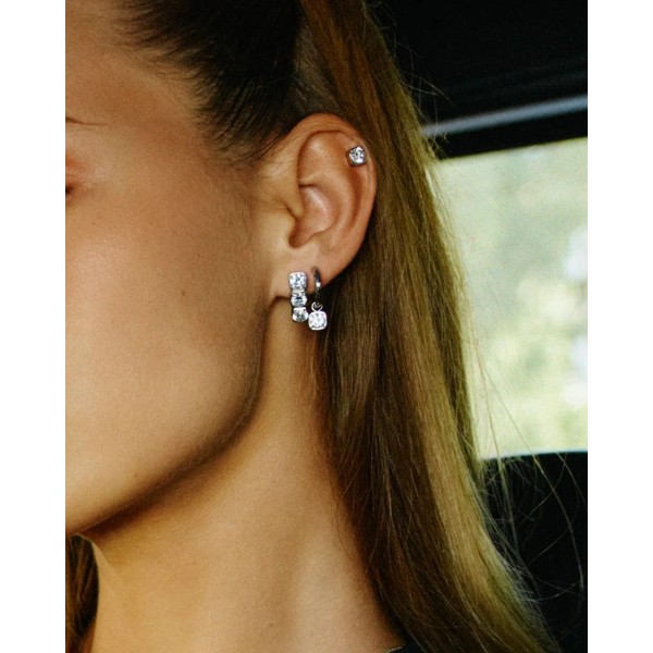 GEMMA STUDS TRIPLE STEEL