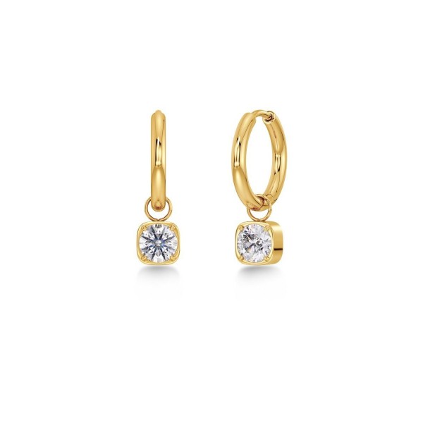 GEMMA HOOPS GOLD