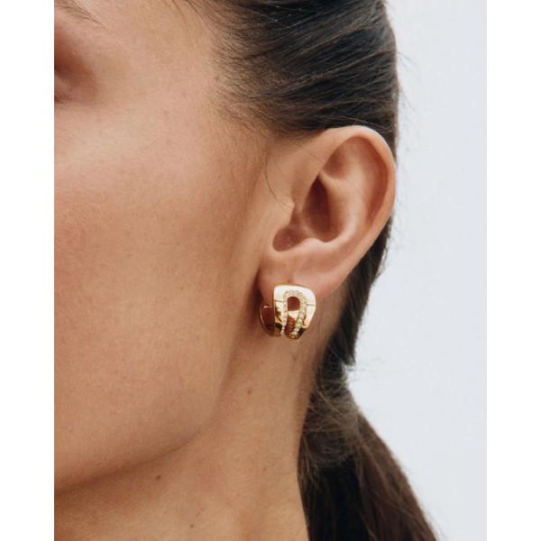 PLIE HOOPS GOLD