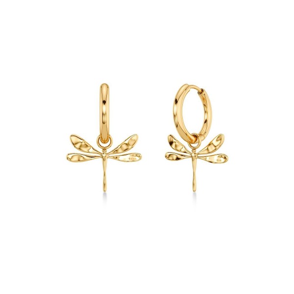DRAGONFLY HOOPS GOLD