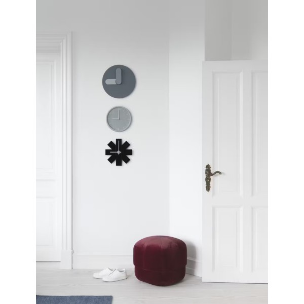 Day wall clock light grey