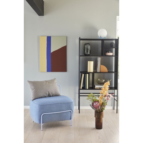 STEKLENA POSODA AMBER L