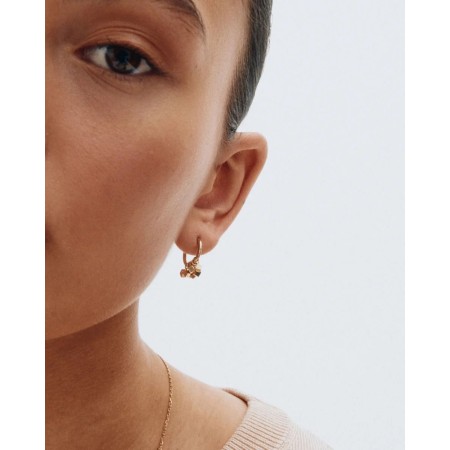 DICE HOOPS GOLD