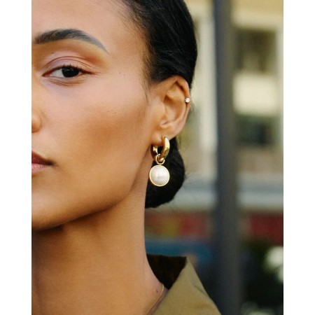 GABRIELLE HOOPS L GOLD