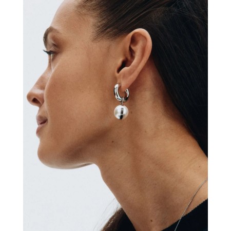 GABRIELLE HOOPS L STEEL