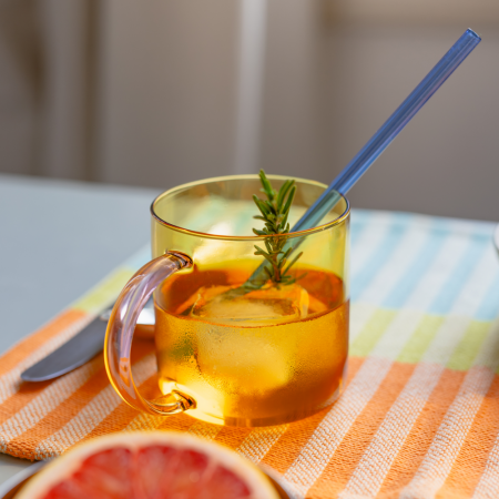 STEKLENE SKODELICE ROSE YELLOW