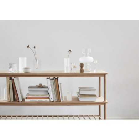 VAZA STEKLENA SLIM FROSTED