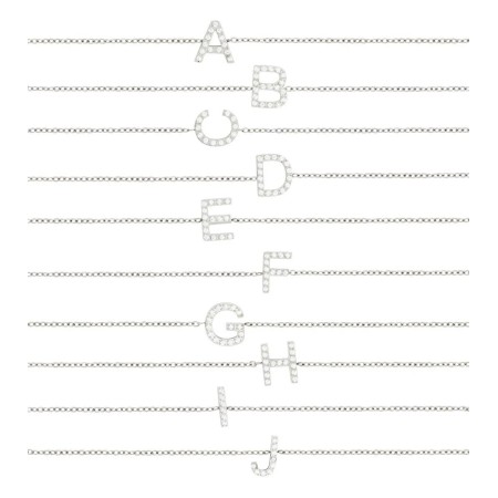 LETTER BRACELET STEEL