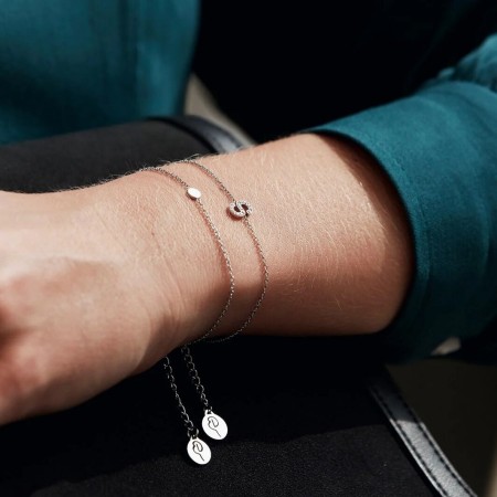 LETTER BRACELET STEEL