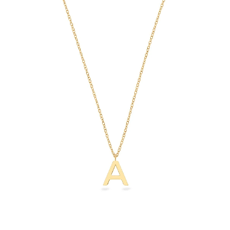 LETTER NECKLACE GOLD