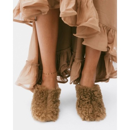 PERLINA CHAIN ANKLET BLACK GOLD