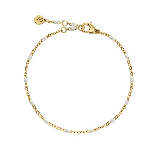 PERLINA CHAIN BRACELET WHITE GOLD