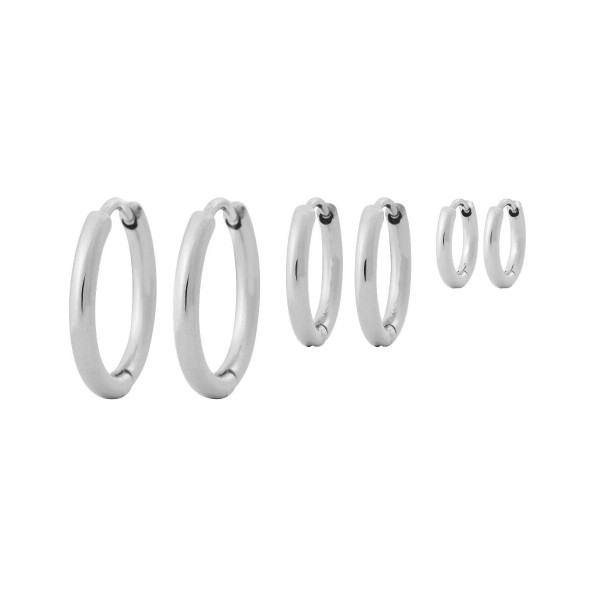 TRIPLE PAIR HOOPS STEEL