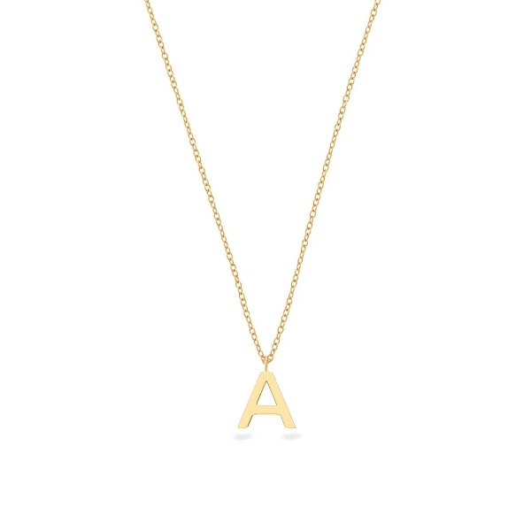 LETTER NECKLACE GOLD