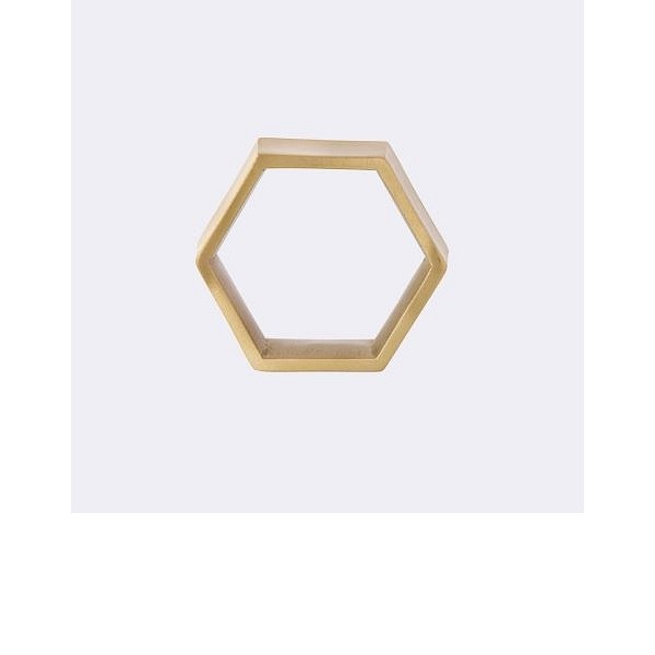 Obročki za serviete iz polirane mat medenine - FERM LIVING.