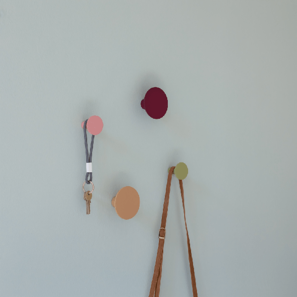 WALL HOOK SET FUCHSIA