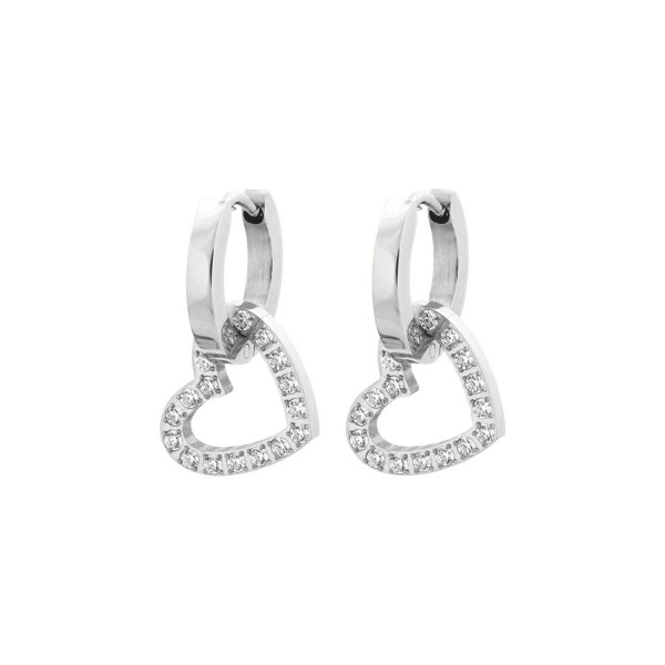 ETERNAL HEART EARRINGS STEEL