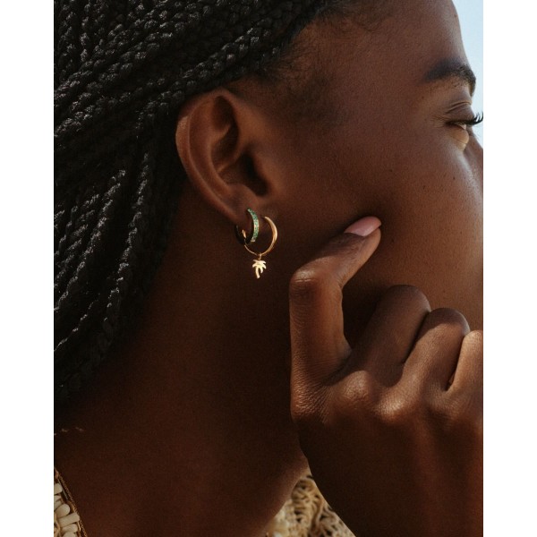 TROPIC HOOPS PALM TREE GOLD