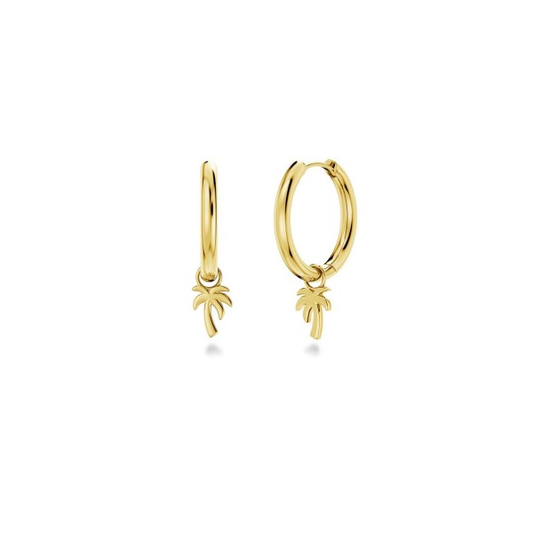 TROPIC HOOPS PALM TREE GOLD