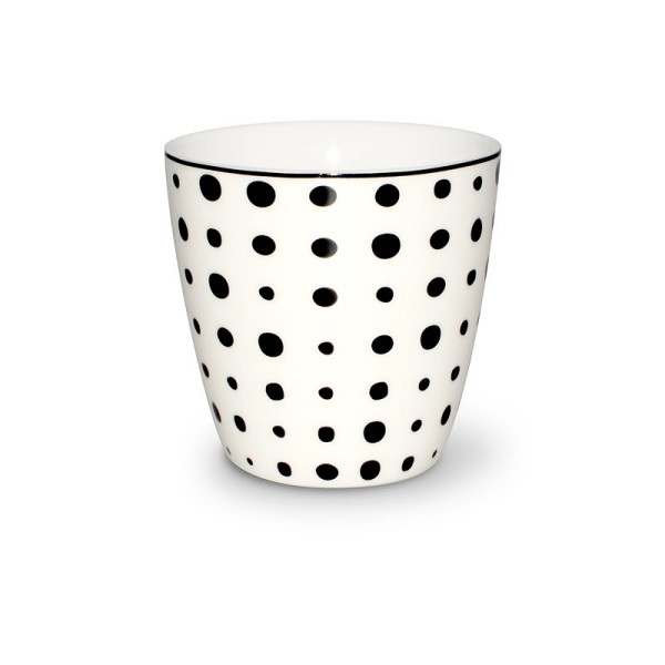 Črn design. Izdelana iz porcelana New China - ASPEGREN.