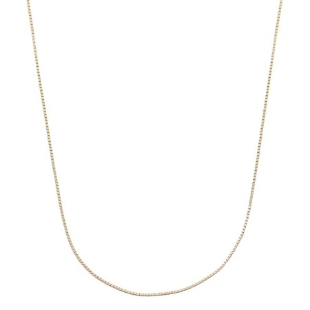 BOX CHAIN NECKLACE GOLD