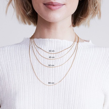 BOX CHAIN NECKLACE GOLD