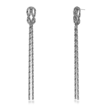 TINSEL FESTIVE EARRINGS STEEL