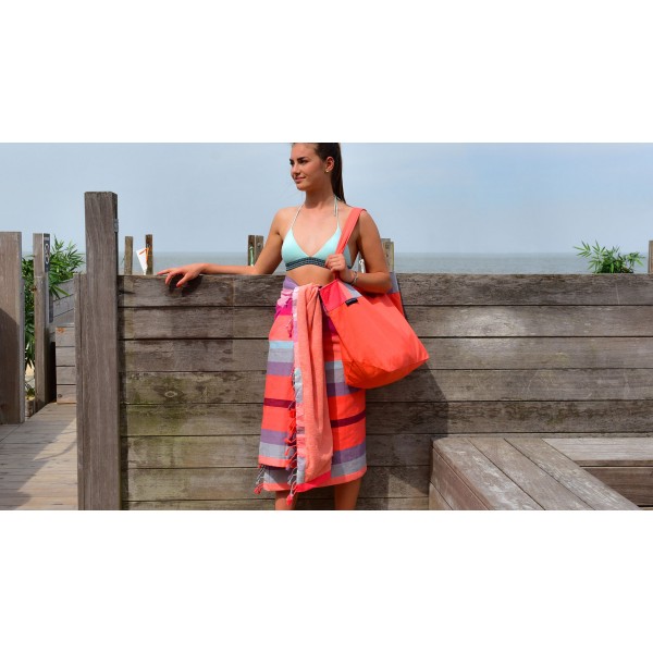 BEACH BAG CORAL