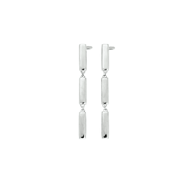 BAR EARRINGS STEEL