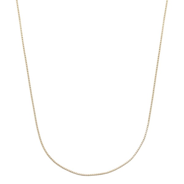 BOX CHAIN NECKLACE GOLD