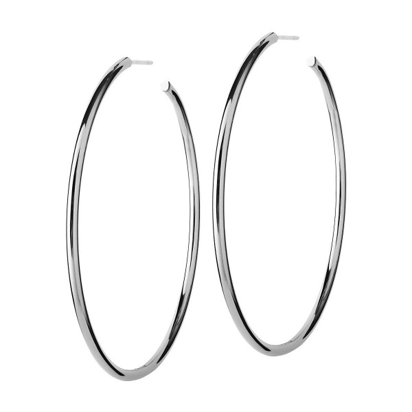 HOOPS EARRINGS STEEL LARGE