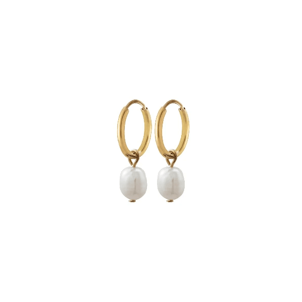 PERLA HOOPS GOLD