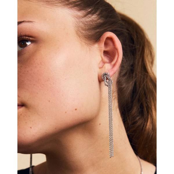 TINSEL FESTIVE EARRINGS STEEL